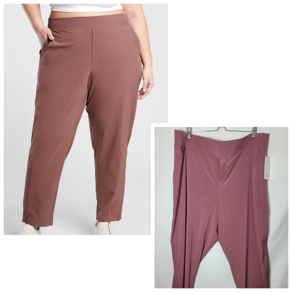 New with tags- Plus size Athleta Brooklyn ankle pants- Size 24